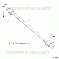 TREN, REAR PROP SHAFT