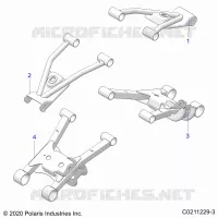 SUSPENSION TRASERA CONTROL ARMS