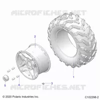 RUEDAS, REAR TIRE