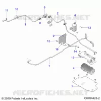 SISTEMA DE COMBUSTIBLE, FUEL TANK EVAP, CANISTER AND LINES