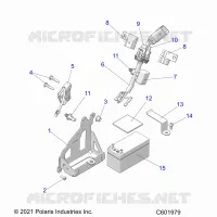 ELECTRICA, BATTERY, MANUAL START POWER UP COMPONENTS
