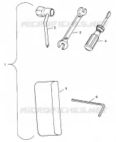KIT DE HERRAMIENTA SL 700 B964066 and  Intl. SL 700 I964066 (4935633563B014)