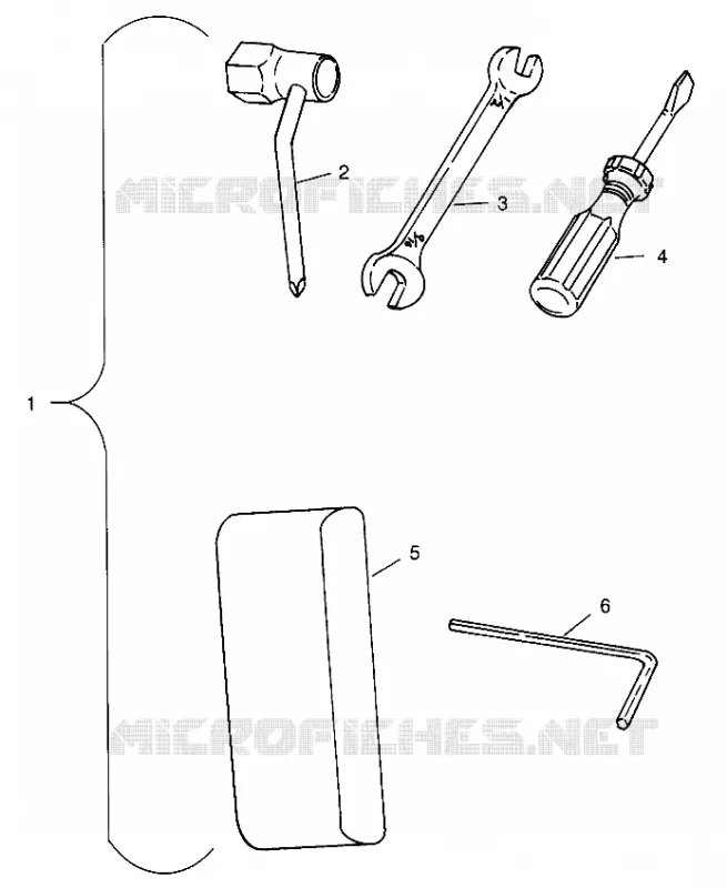 KIT DE HERRAMIENTA SL 700 B964066 and  Intl. SL 700 I964066 (4935633563B014)