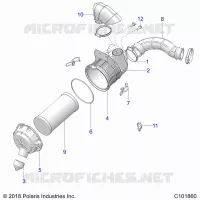 ENGINE, TOMA DE AIRE SYSTEM