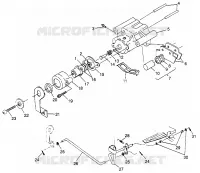 FRENO TRASERO Sport 400L W97BA38C and Trail Blazer W97BA25C (4940124012C002)
