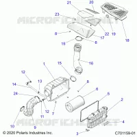 ENGINE, TOMA DE AIRE SYSTEM