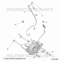 TREN, FRONT GEARCASE MOUNTING