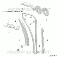 LA CADENA DE LEVAS AND TENSIONER