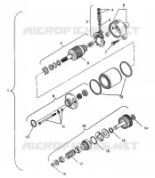 MOTOR DE ARRANQUE Magnum 6X6 W968744 and Magnum 6X6 Swedish S968744 (4936073607E004)