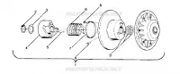 accionado de embrague Star, Sprint ES and StarTrak Updated 2/90 (4916811681015A)