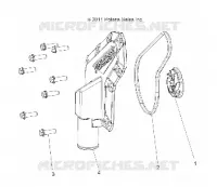 MOTOR, WATERPUMP IMPELLER AND COVER