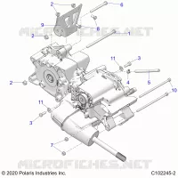 TREN, MAIN GEARCASE MOUNTING
