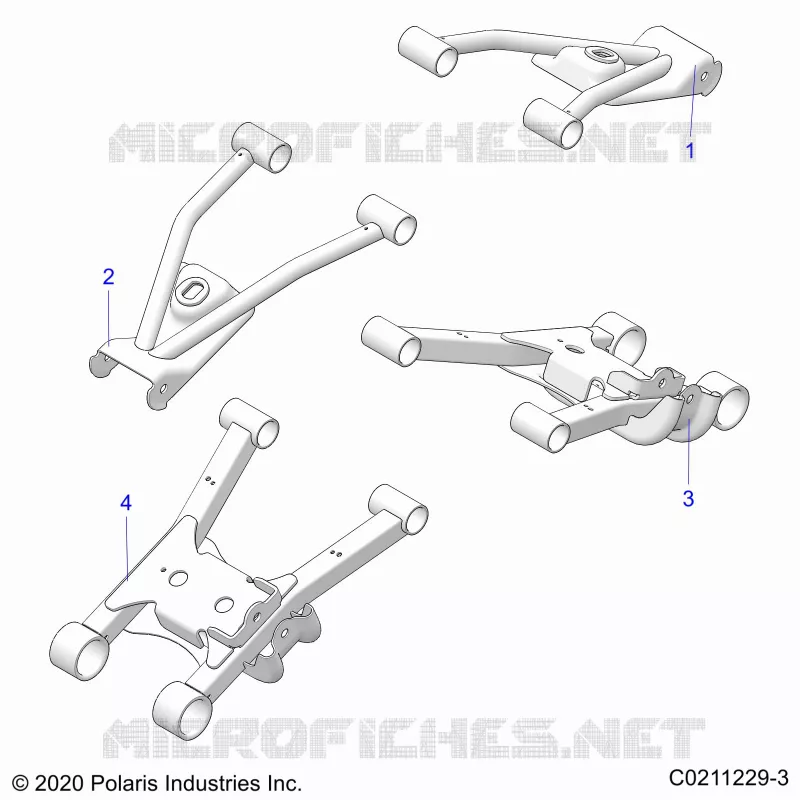 SUSPENSION TRASERA CONTROL ARMS