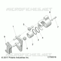 FRENO TRASERO CALIPER