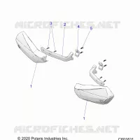STEERING, HAND GUARDS