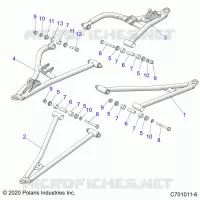SUSPENSIÃ“N DELANTERA CONTROL ARMS