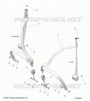 ASIENTO BELT MOUNTING, FRONT