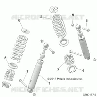 SUSPENSION TRASERA SHOCK MOUNTING