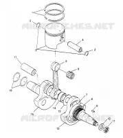 CIGUEÑAL AND PISTÓN 4X4 300 W958130 (4930183018C012)
