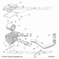 ENGINE, TOMA DE AIRE SYSTEM