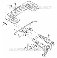 El montaje en bastidor trasero XPLORER 300 W969130 (4935903590A007)