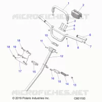 STEERING, HANDLEBAR, MIEMBRO DE GOBIERNO