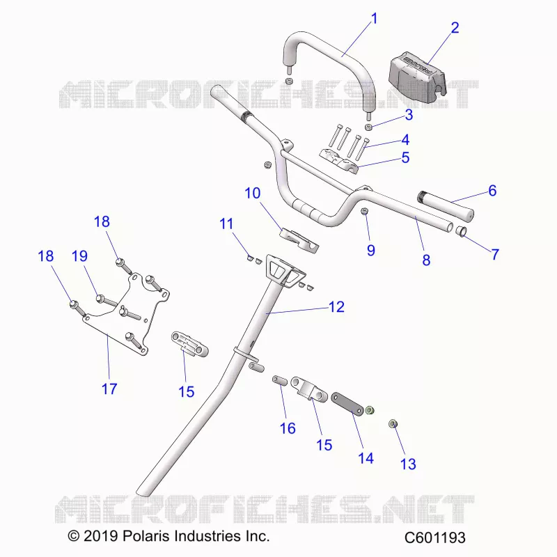 STEERING, HANDLEBAR, MIEMBRO DE GOBIERNO
