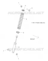 SUSPENSION, SHOCK TRASERO MOUNTING