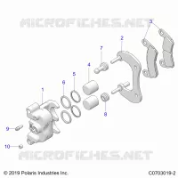 BRAKES, PINZA FRENO TRASEIRA