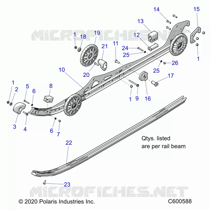 SUSPENSION, MONTAJE EN CARRIL