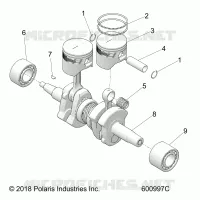 ENGINE, PISTON AND CIGUEÑAL