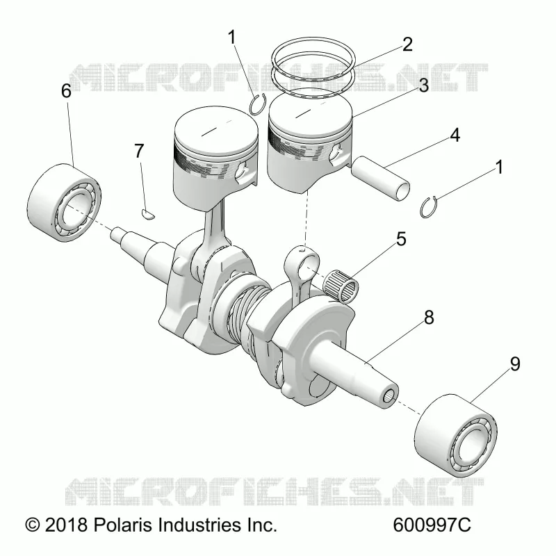 ENGINE, PISTON AND CIGUEÑAL
