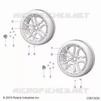 RUEDAS, FRONT AND REAR (SL MODELS)