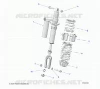 SUSPENSION, CHOQUE FRONTAL MOUNTING