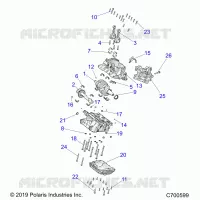ENGINE, CRANKCASE AND CIGUEÑAL
