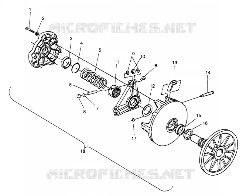 Embrague 600 XC 0971776 and EUROPEAN 600 XC E971776 (4937933793B013)