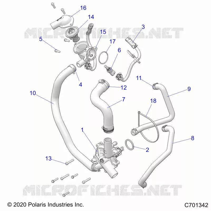MOTOR, WATERPUMP AND BYPASS