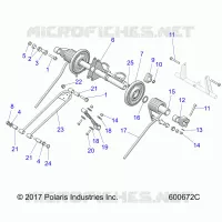 SUSPENSION, TRASERO ARM PAR