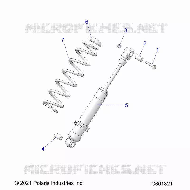 SUSPENSION, SHOCK TRASERO TRACK (7045713)
