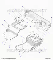 PISO, REAR CLOSEOFFS