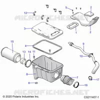ENGINE, TOMA DE AIRE SYSTEM