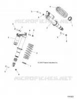 SUSPENSION, SHOCK TRASERO MOUNTING