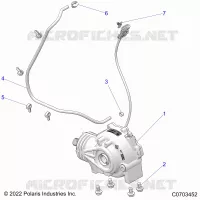 TREN, FRONT GEARCASE MOUNTING