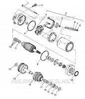 ARRANQUE DEL MOTOR MONTAJE SL 650 / B934058 (4924732473028A)