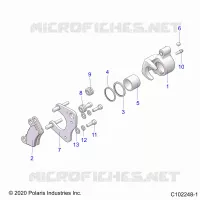 BRAKES, BRAKE PINZA FRENO DELANTERA