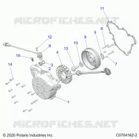 ENGINE, STATOR AND FLYRUEDA