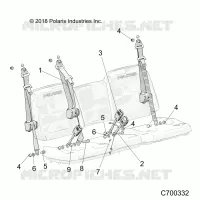 ASIENTO BELT AND MOUNTING