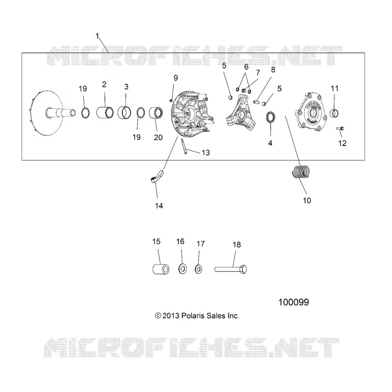 TREN, PRIMARY CLUTCH