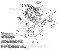 MONTAJE DEL MOTOR SLT 780 B964588 and  Intl. SLT 780 I964588 (4935683568B001)