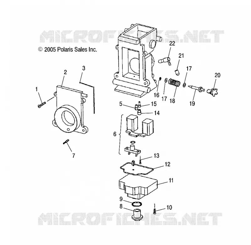 MOTOR, CARBURADOR, LOWER